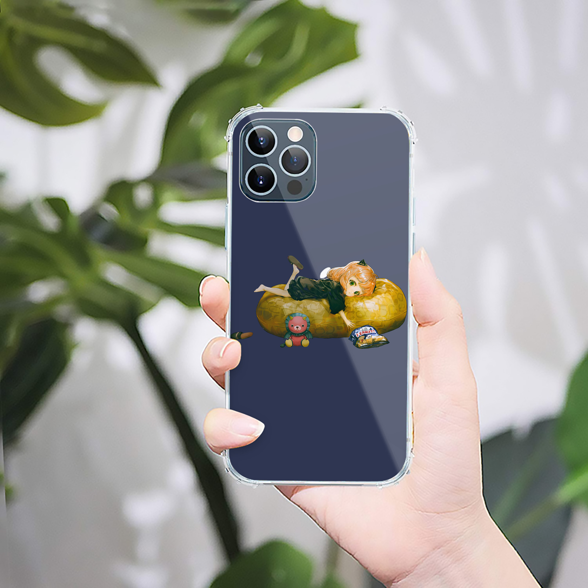 （画像用） SPY×FAMILY间谍家家酒 【iPhone 12シリーズ対応】透明スマホケース（クリアソフトケース）